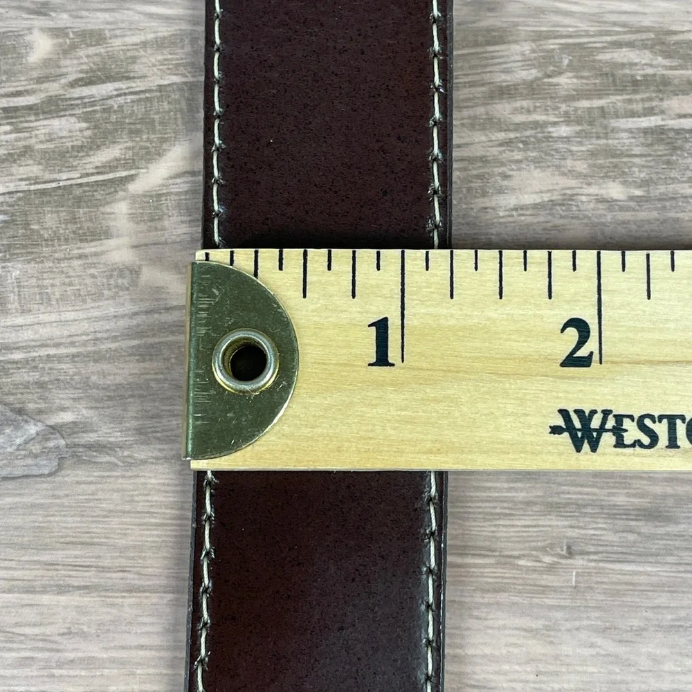 Timberland Mens Brown Leather Belt Size 42